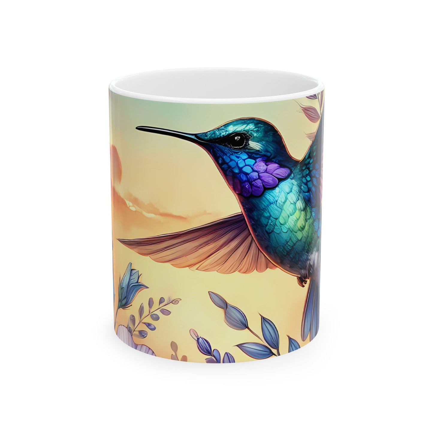 Artistic Mug - Colorful Hummingbird