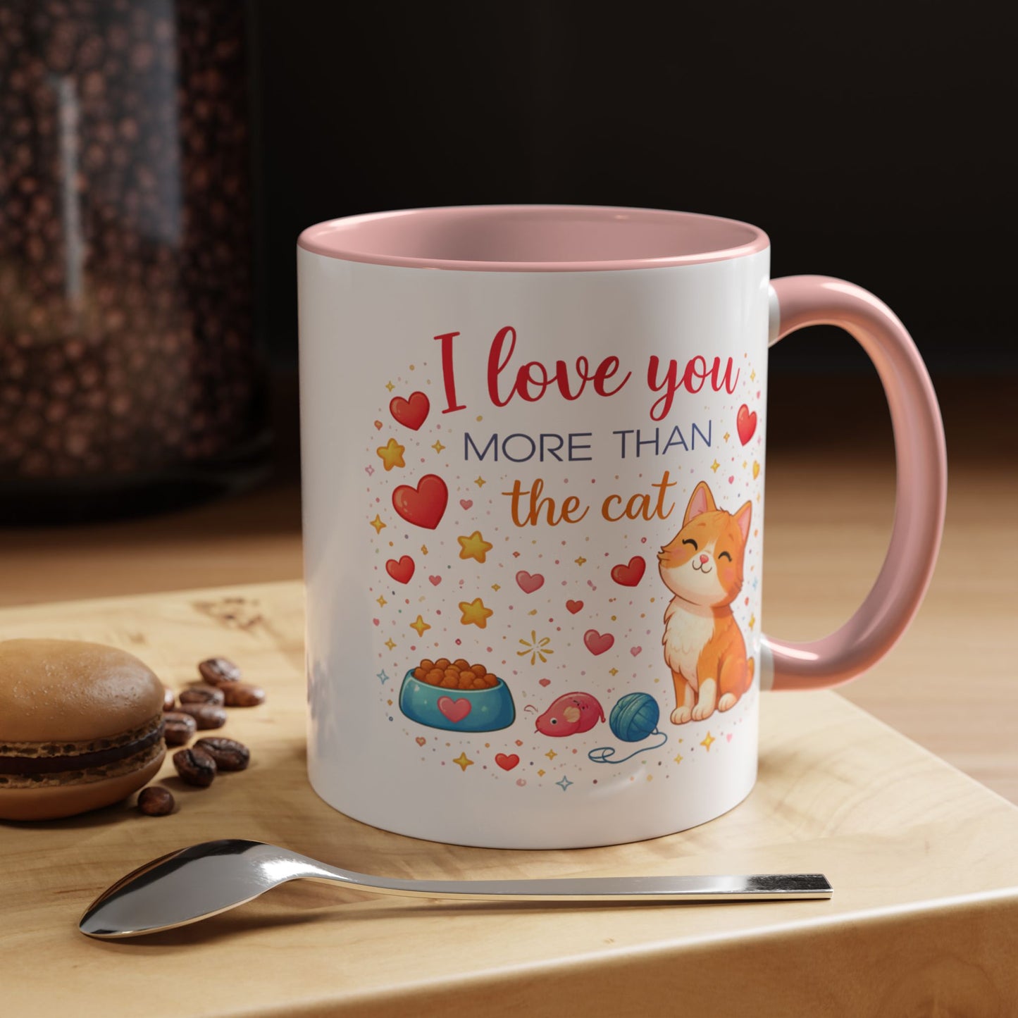 Anniversary Mug - I Love You More Than The Cat