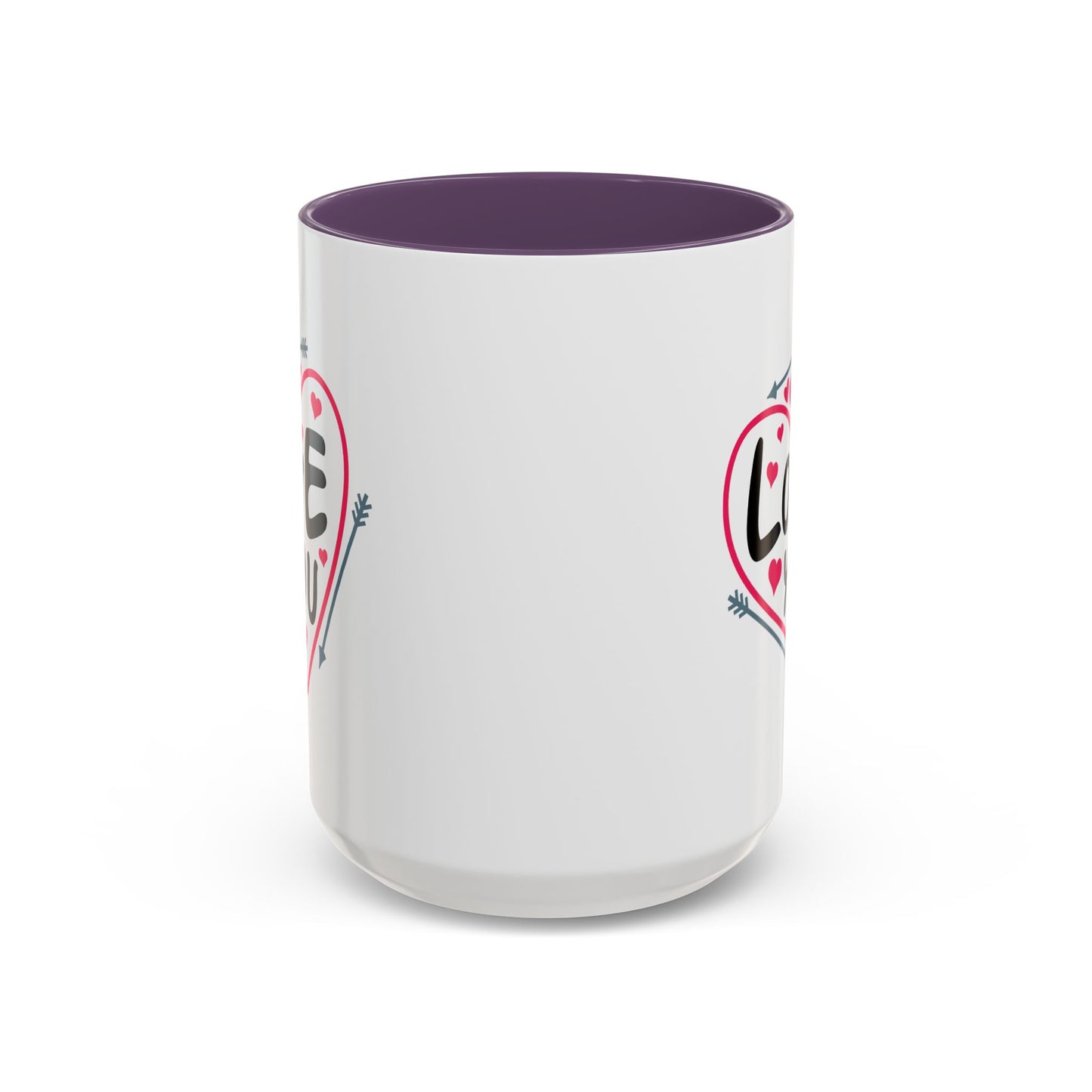 Valentine's Day Mug - Love You Heart Arrows