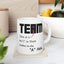 Adult Mug - There it is The I in Team
