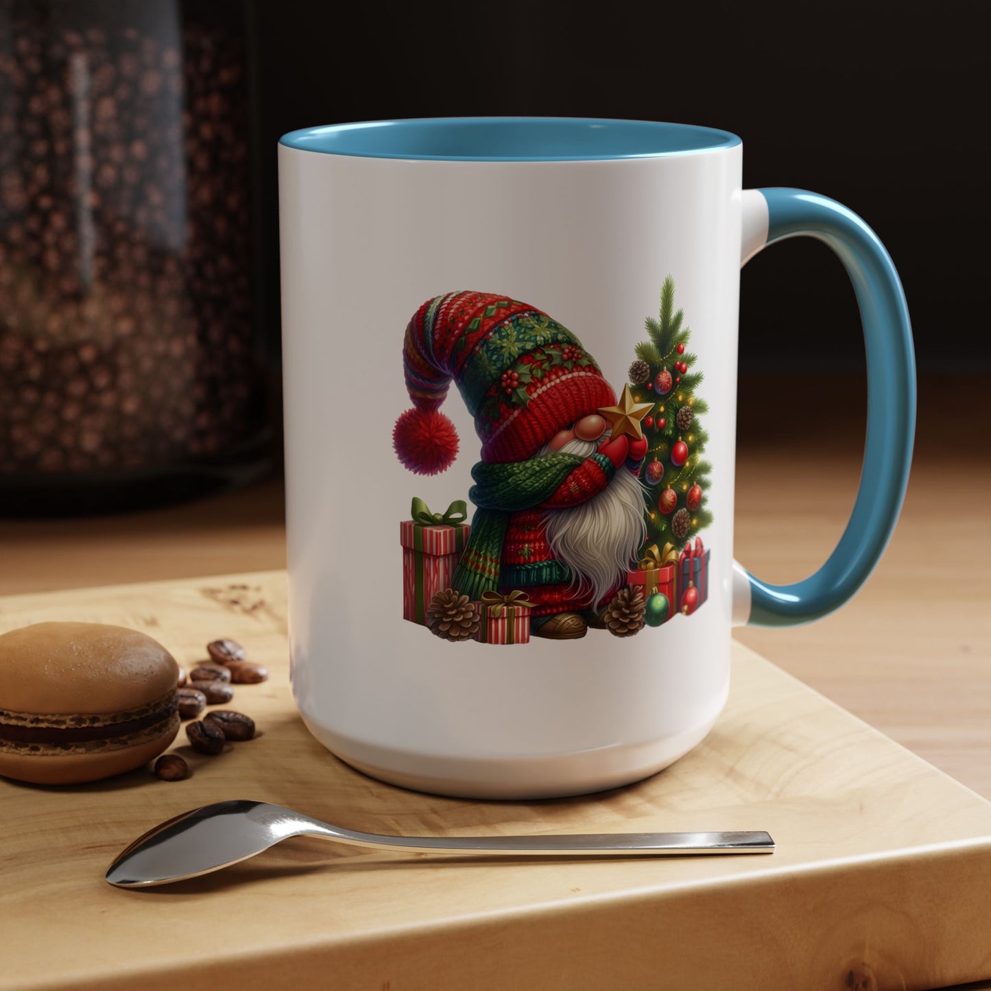 Christmas Mug - Gnome with Christmas Tree Star