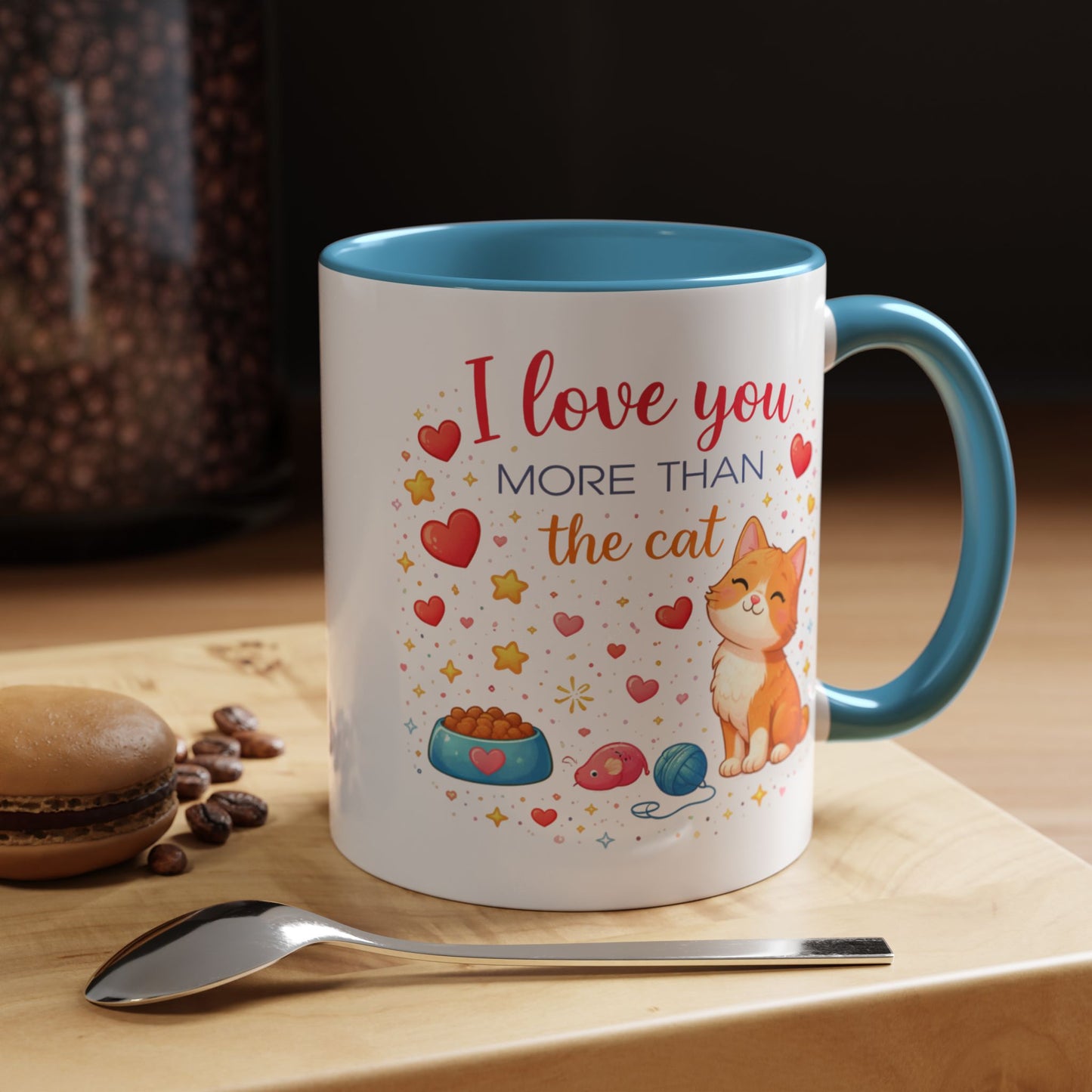 Anniversary Mug - I Love You More Than The Cat