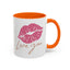Valentine's Day Mug - Love You Lips Kiss