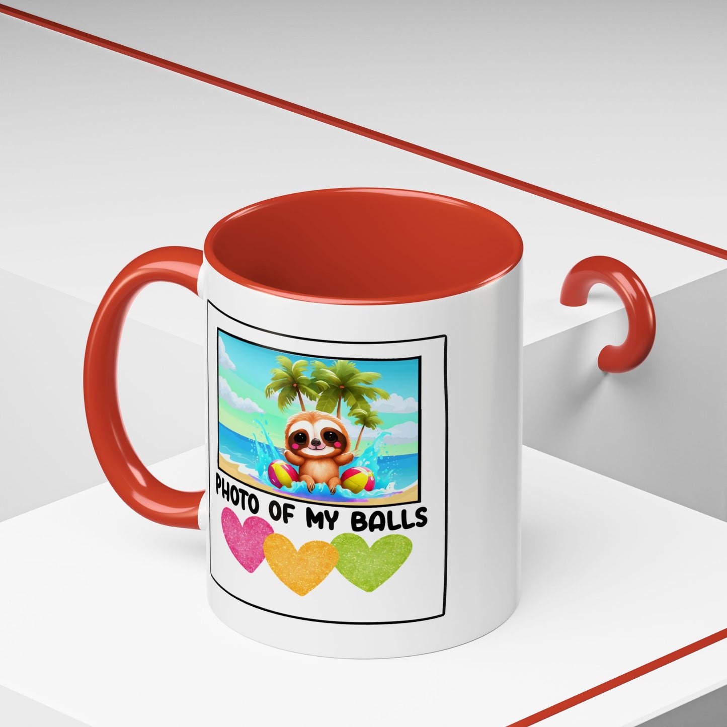 Adult Mug - Photo of My Balls