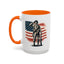 4th of July Mug - American Soldier Flag