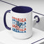4th of July Mug - America peace Sign