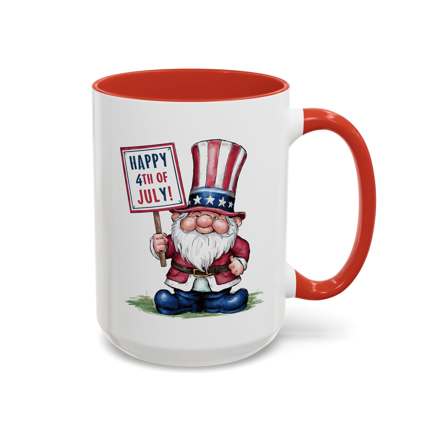 4th of July Mug - American Gnome 8