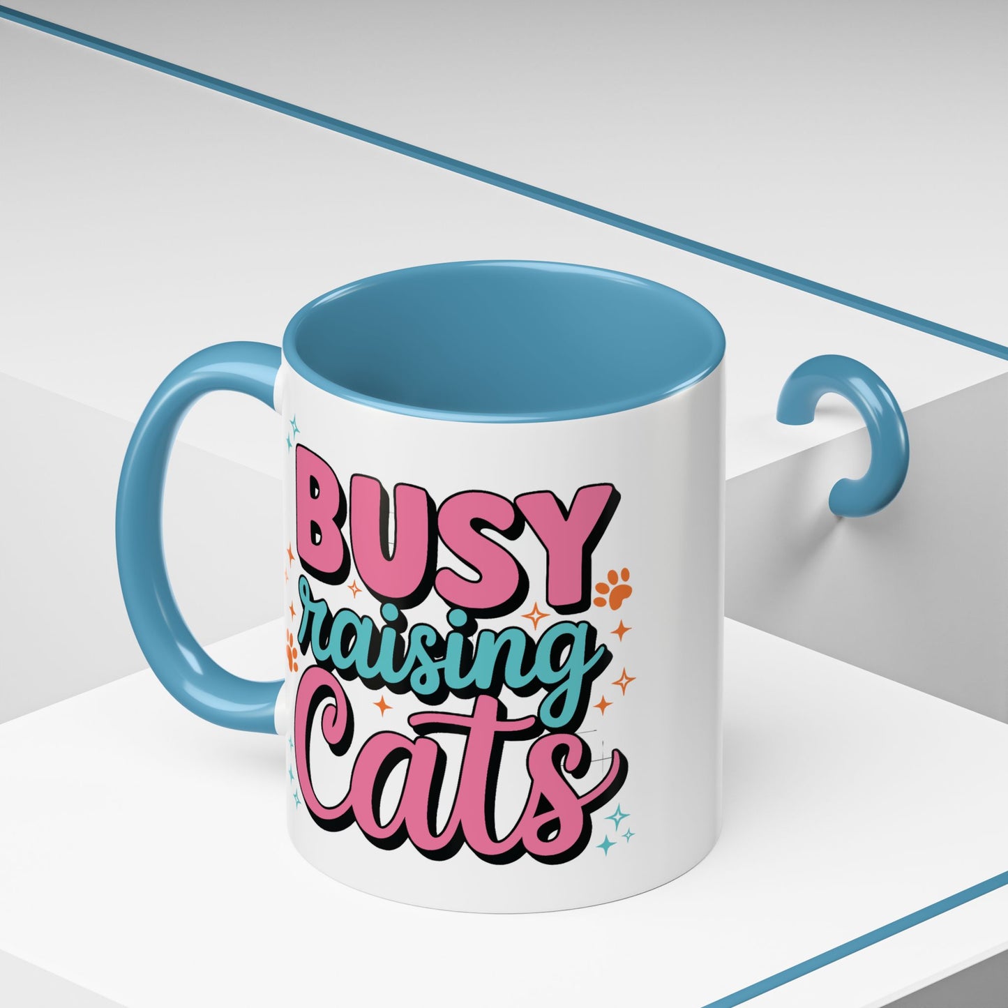 Animal Mug - Busy Raising Cats