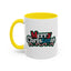 Christmas Mug - Merry Christmas White Red & Blue Text