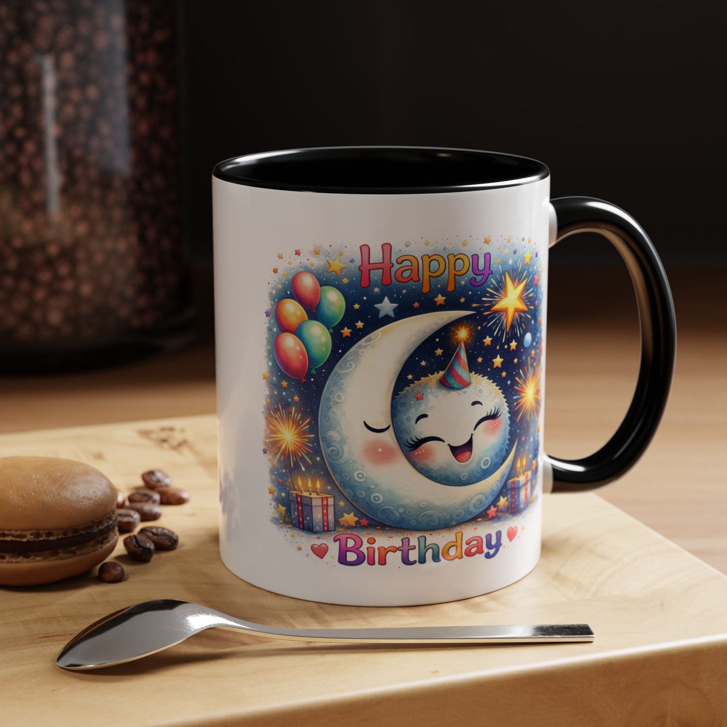 Birthday Mug - Moon and Stars