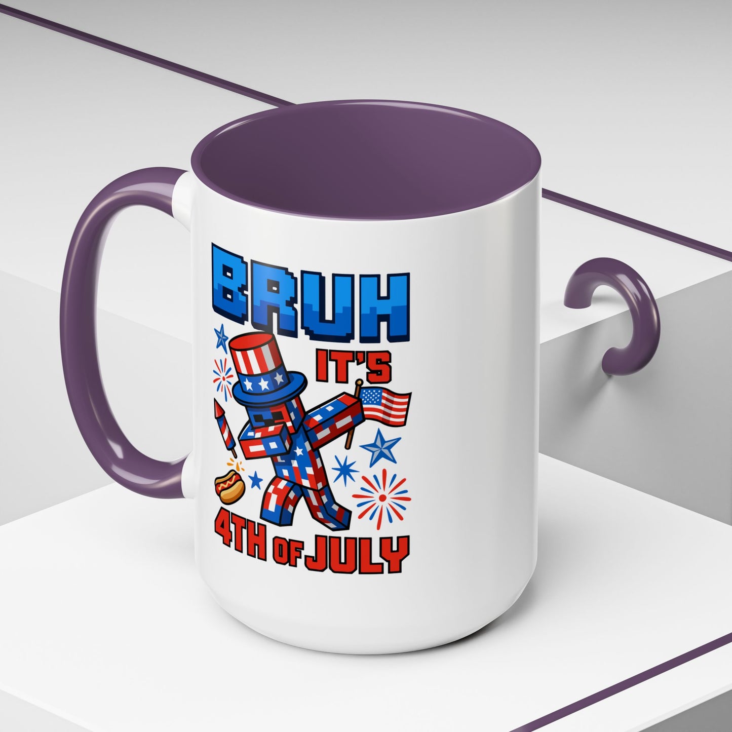4th of July Mug - Bruh It's 4th of July