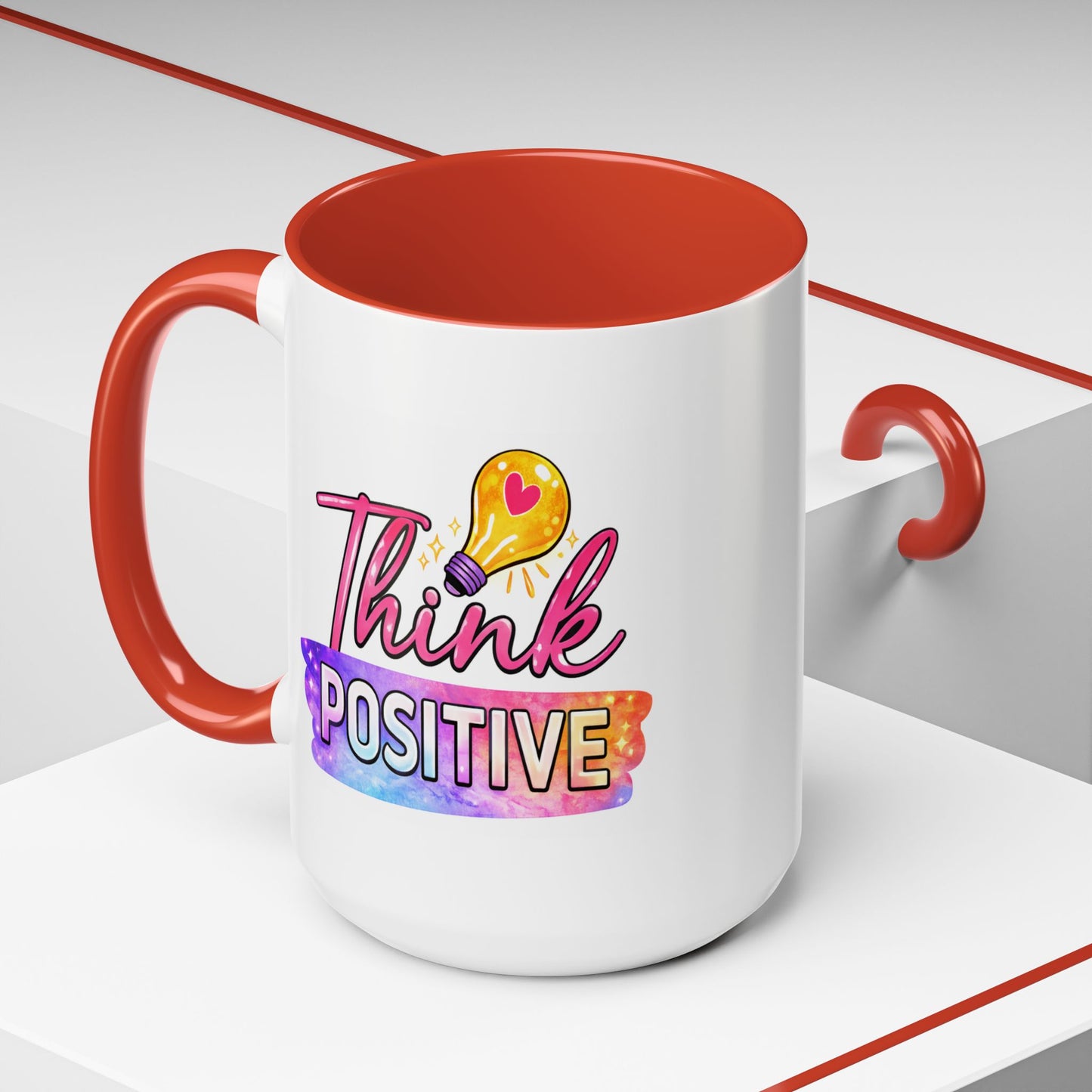 Wellness Mug - Think Positive Lightbulb