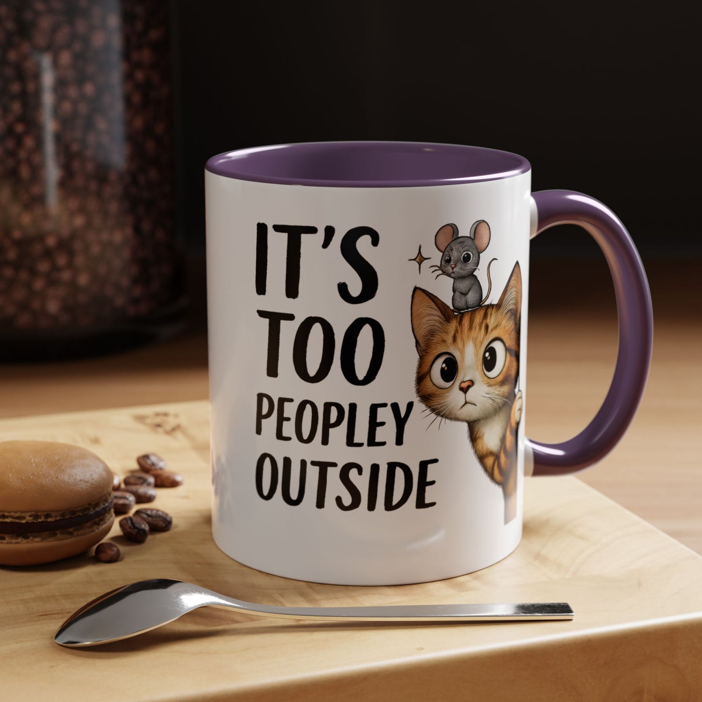 Animal Mug - It's Too Peopley Outside