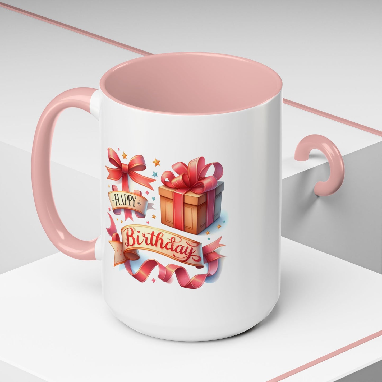 Birthday Mug - Present Ribbon