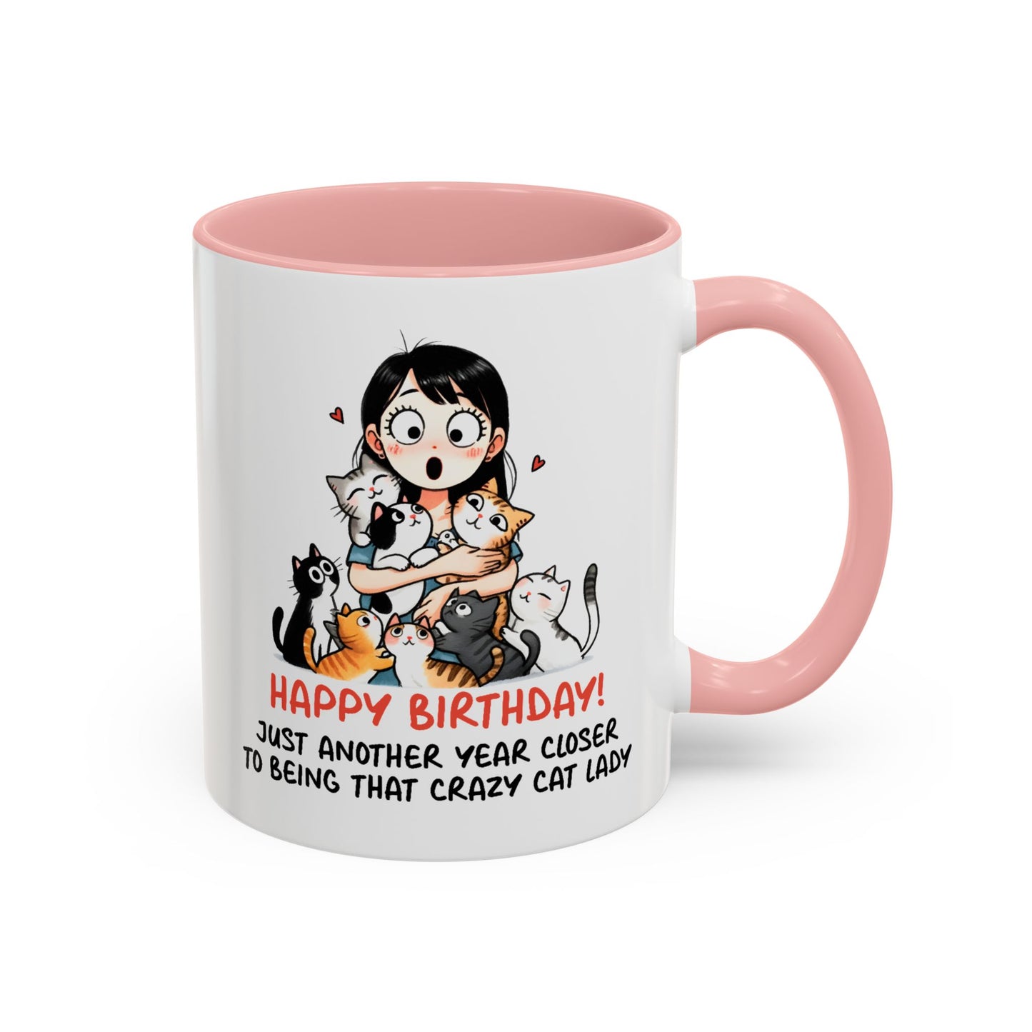 Birthday Mug - Crazy Cat Lady