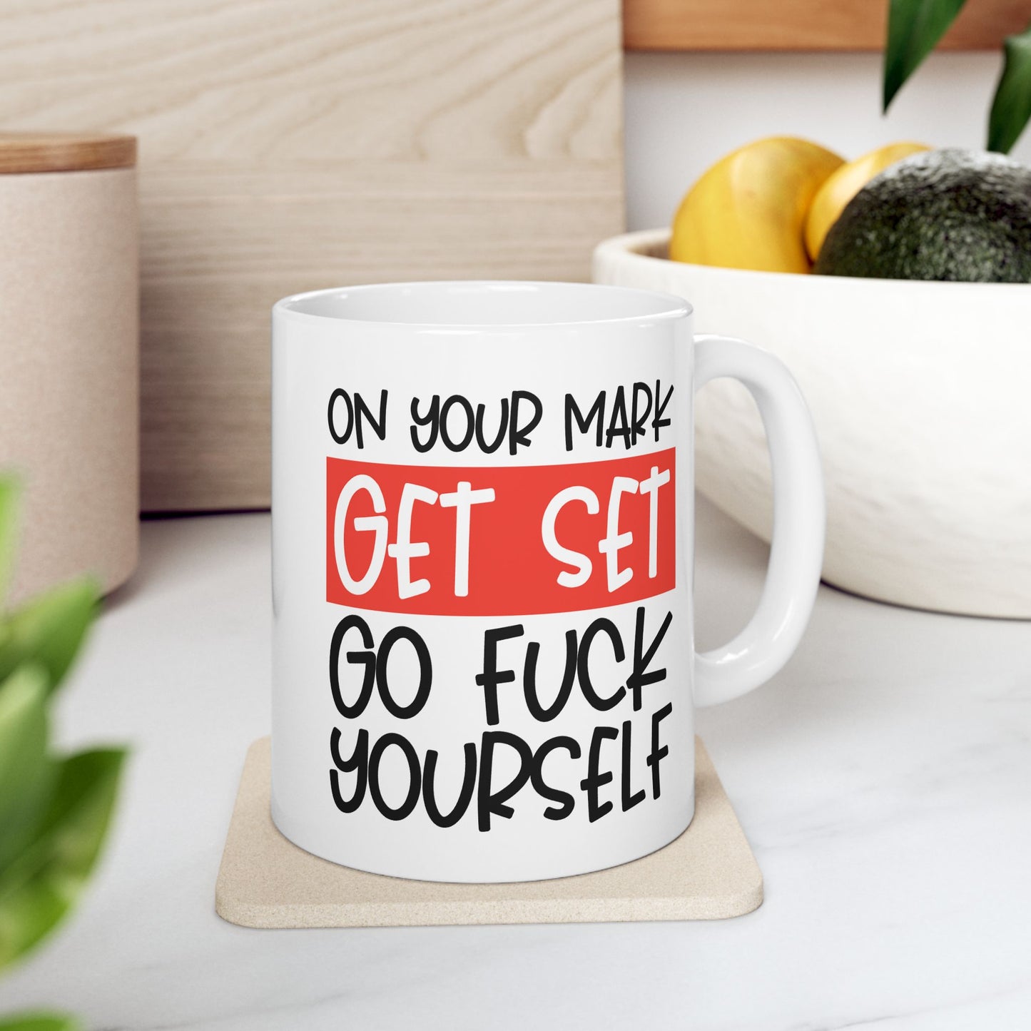 Adult Mug - On Your Mark Get Set