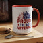 4th of July Mug - Proud to Be a Veteran Sunflower