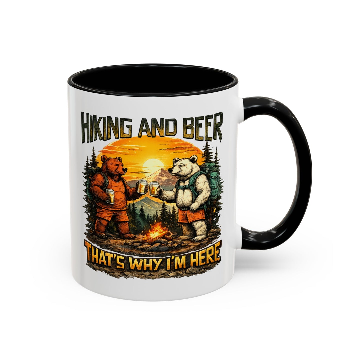Humor Mug - Hiking and Beer