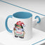 Christmas Mug - Merry Christmas Red & Green Text Gnome Present