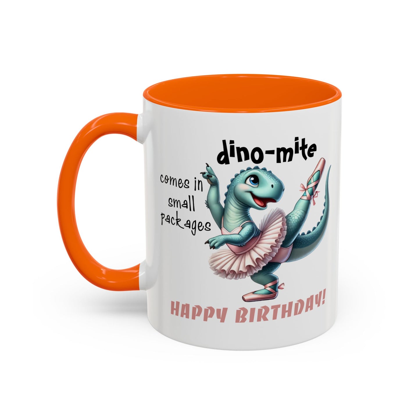 Birthday Mug - Dino-mite (Girl)