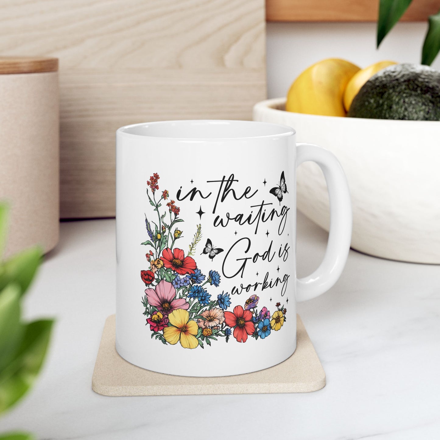 Religious Mug - In The Waiting