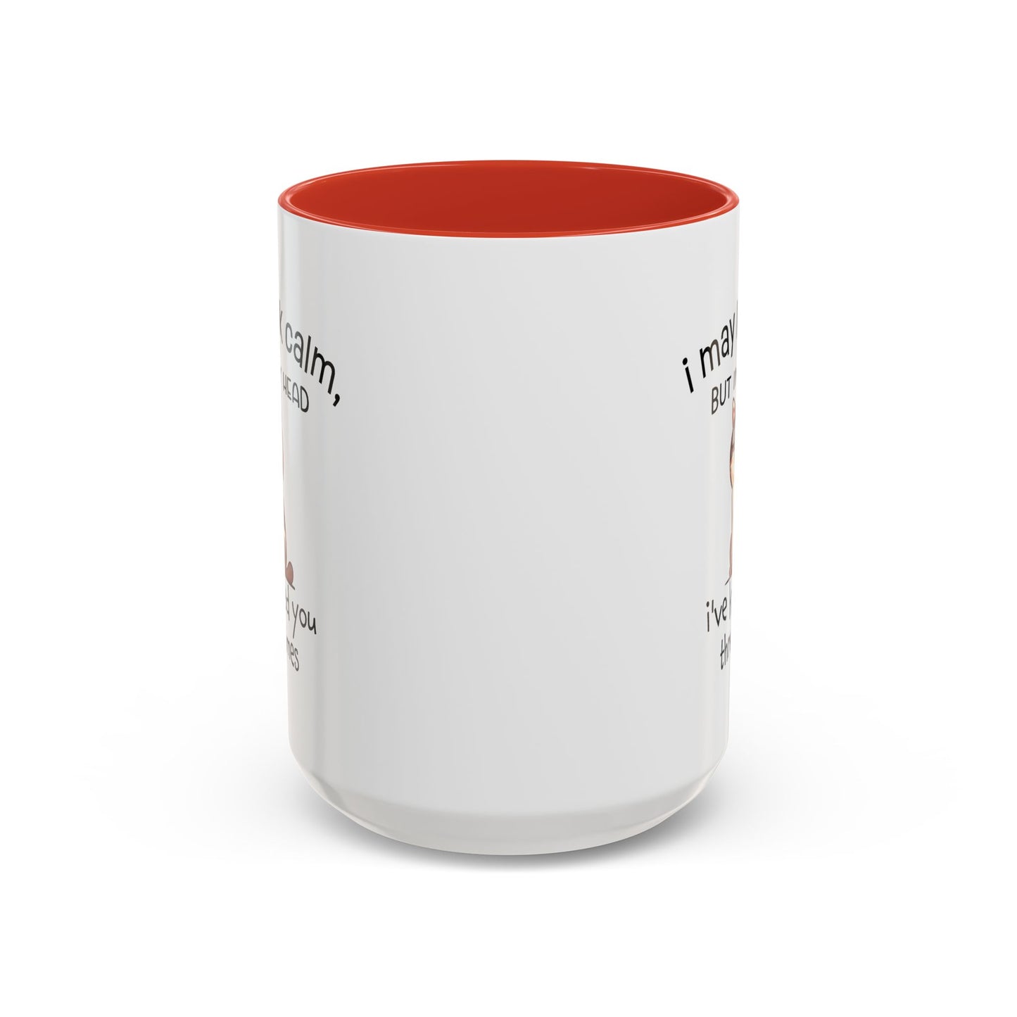 Adult Mug - I May Look Calm Cat