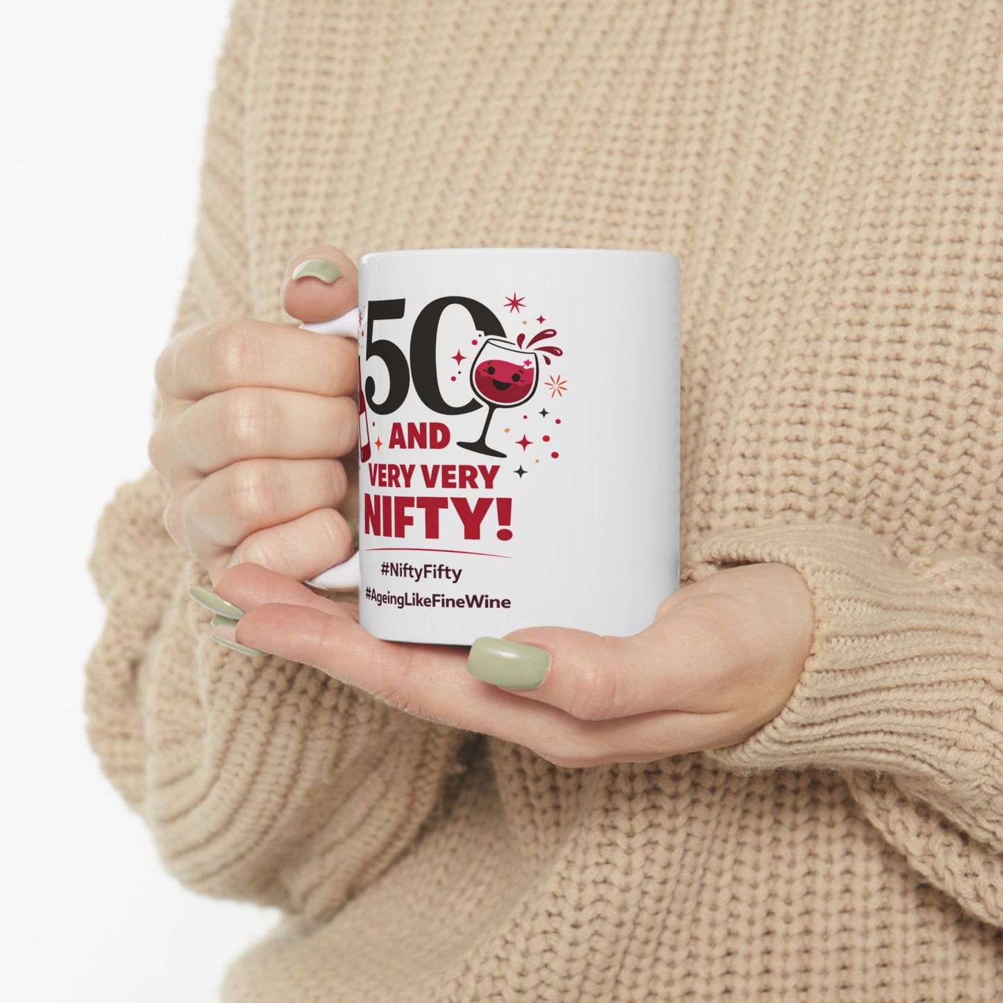 Birthday Mug - 50 and Very Very Nifty