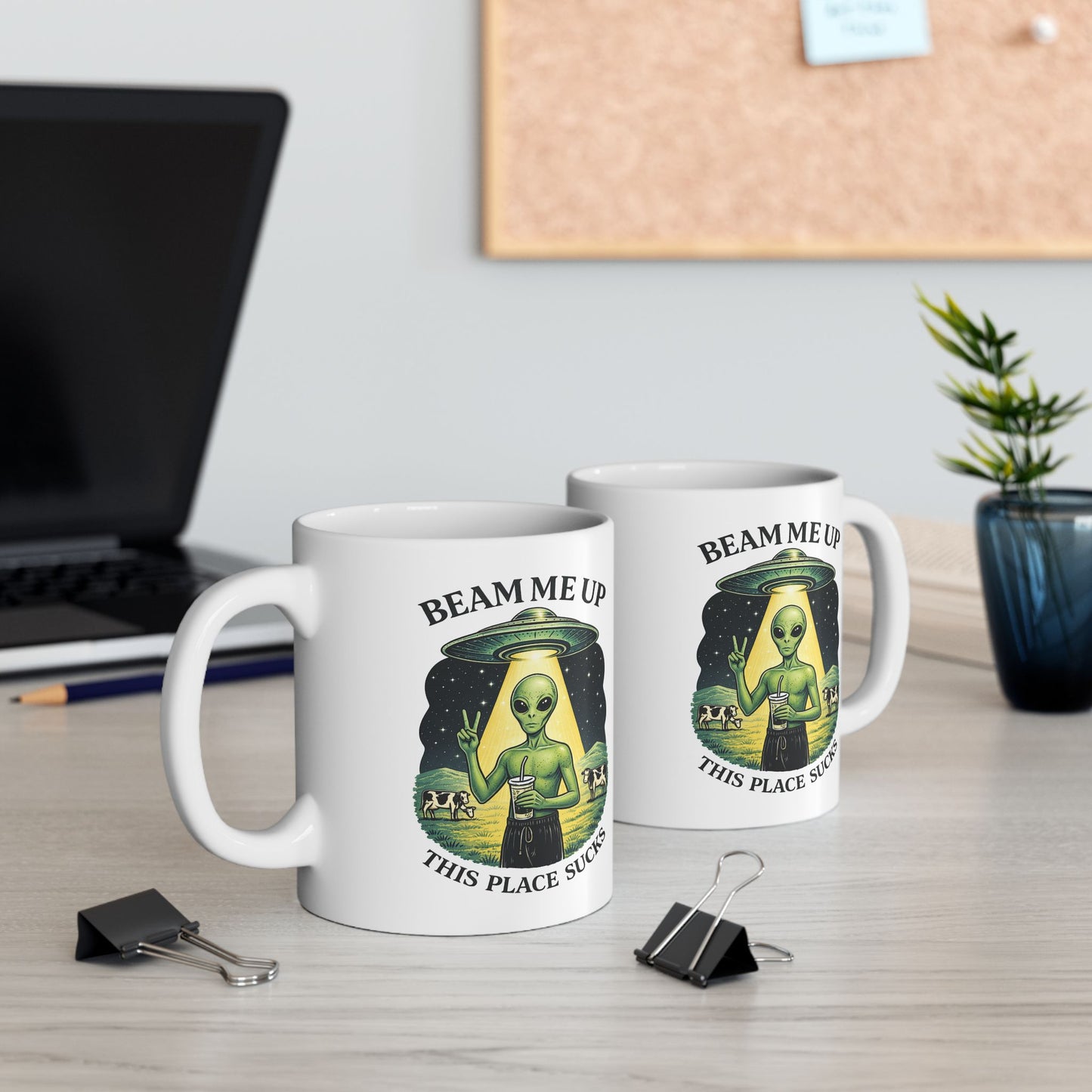 Alien Mug - Beam Me Up
