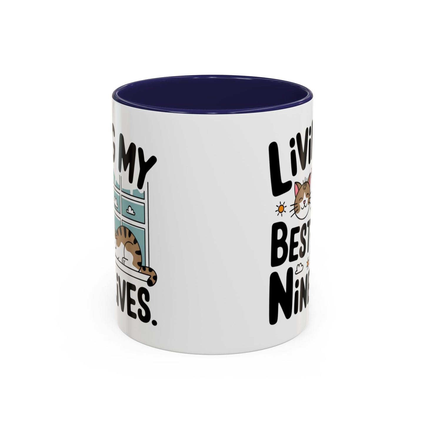 Animal Mug - Living My Best Nine Lives