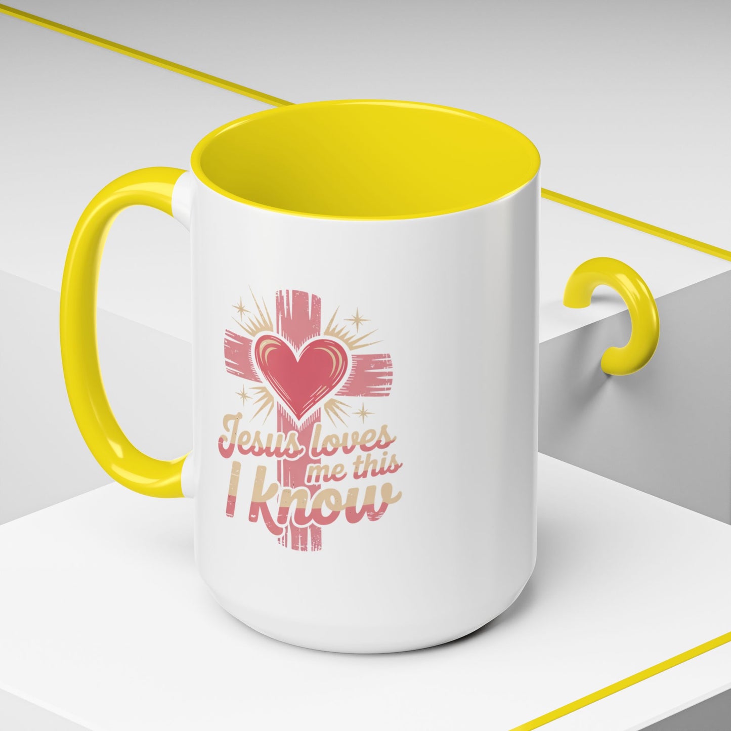 Religious Mug - Jesus Loves Me