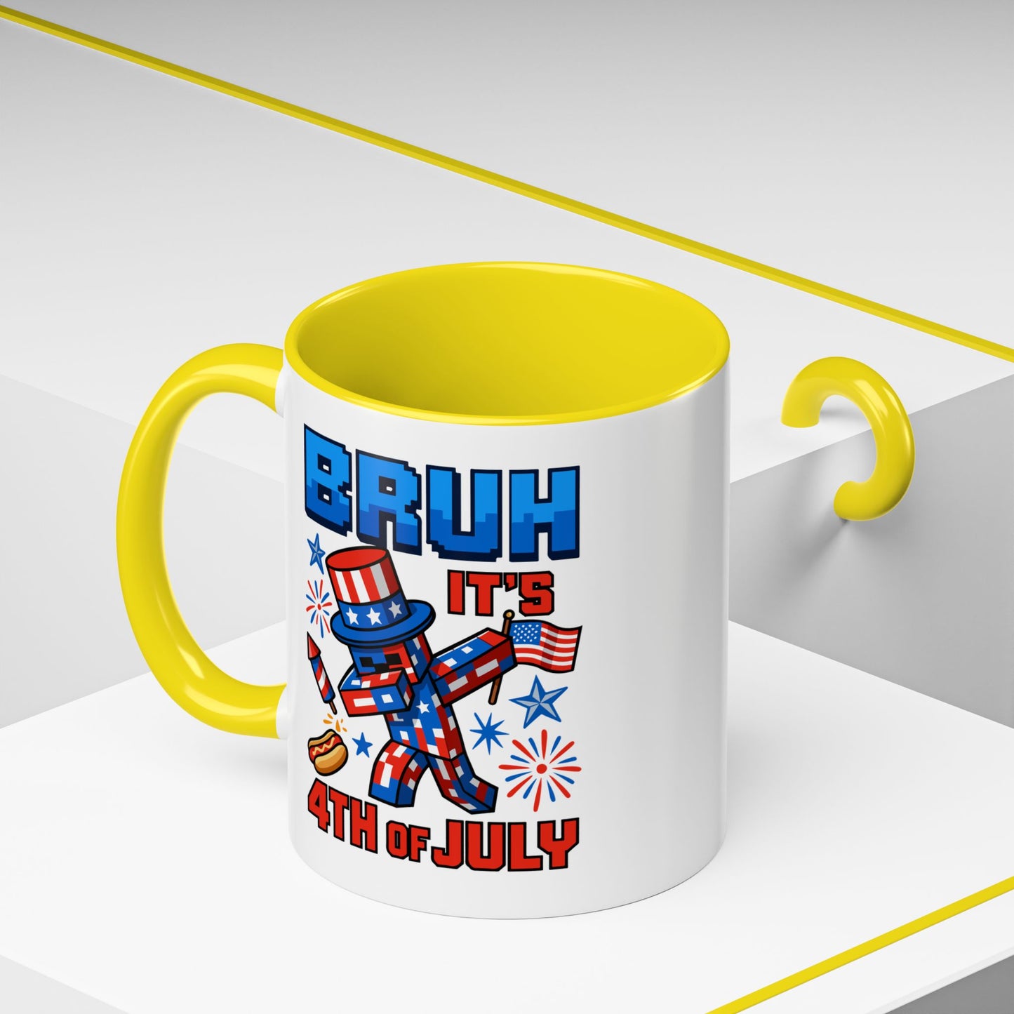 4th of July Mug - Bruh It's 4th of July