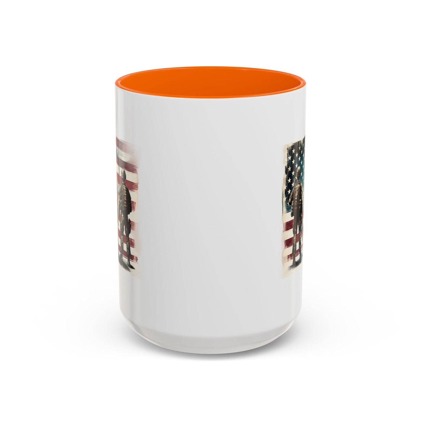 4th of July Mug - Soldiers American Flag