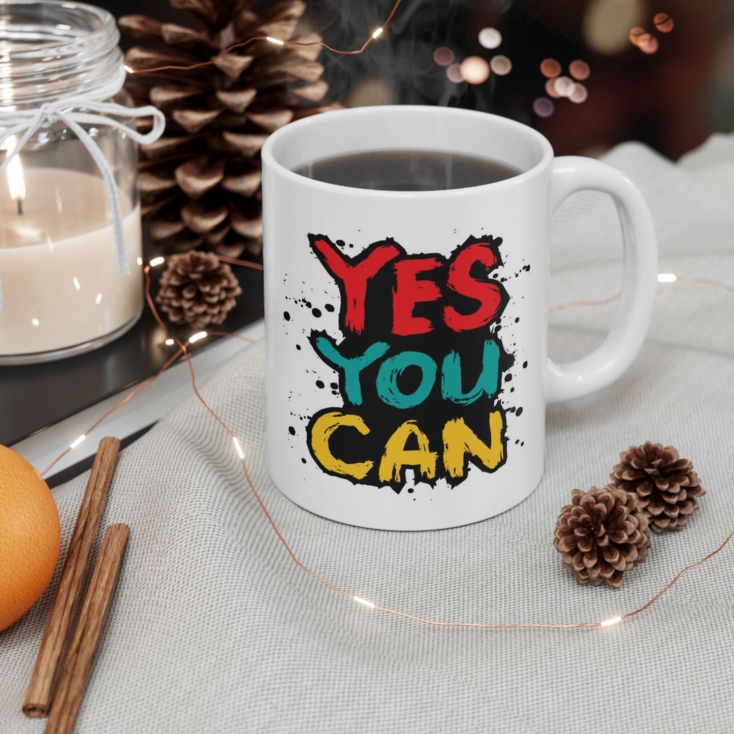 Motivation Mug - Yes You Can