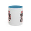Christmas Mug - Merry Christmas Black Red & White Baseball Text