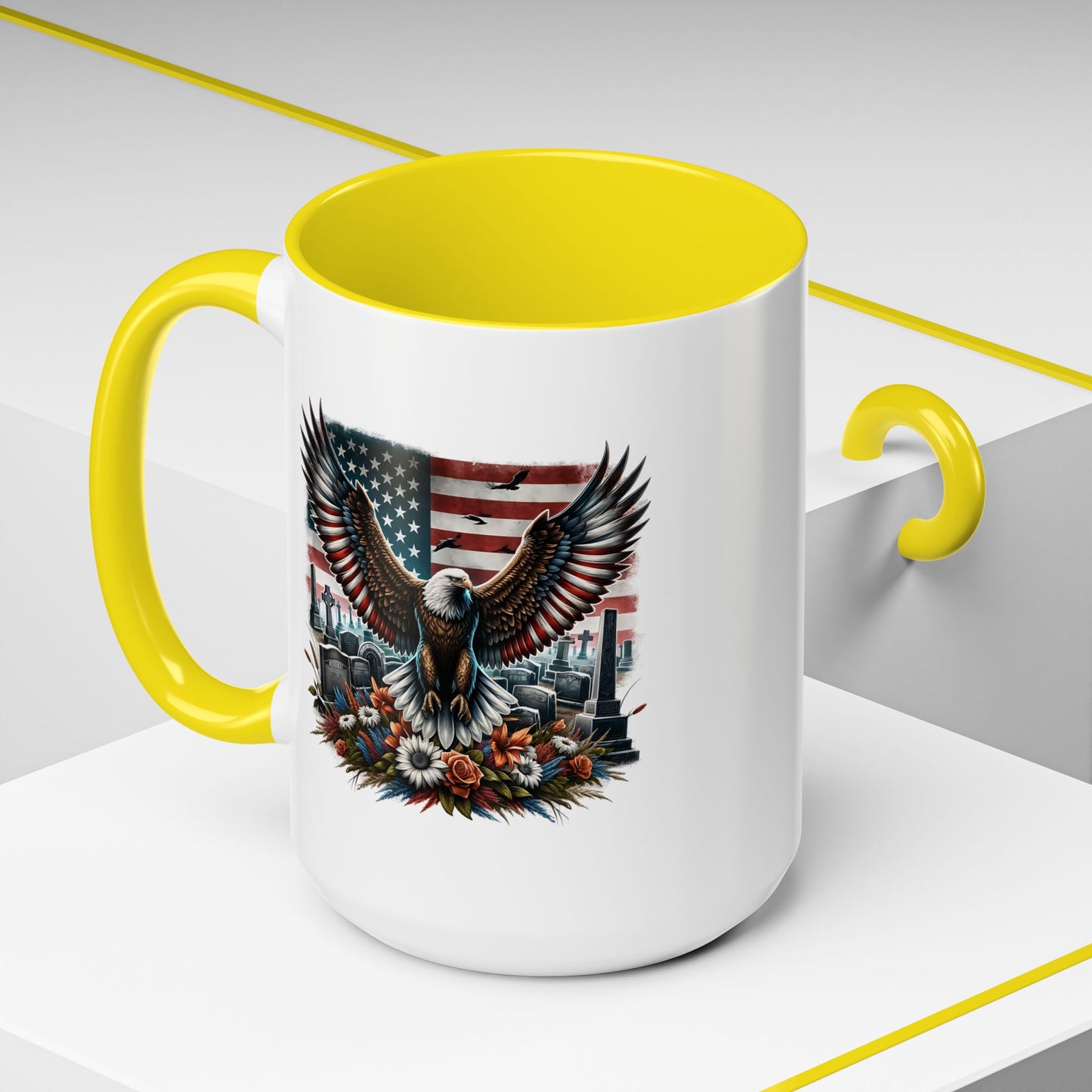 4th of July Mug - American Bald Eagle Memorial