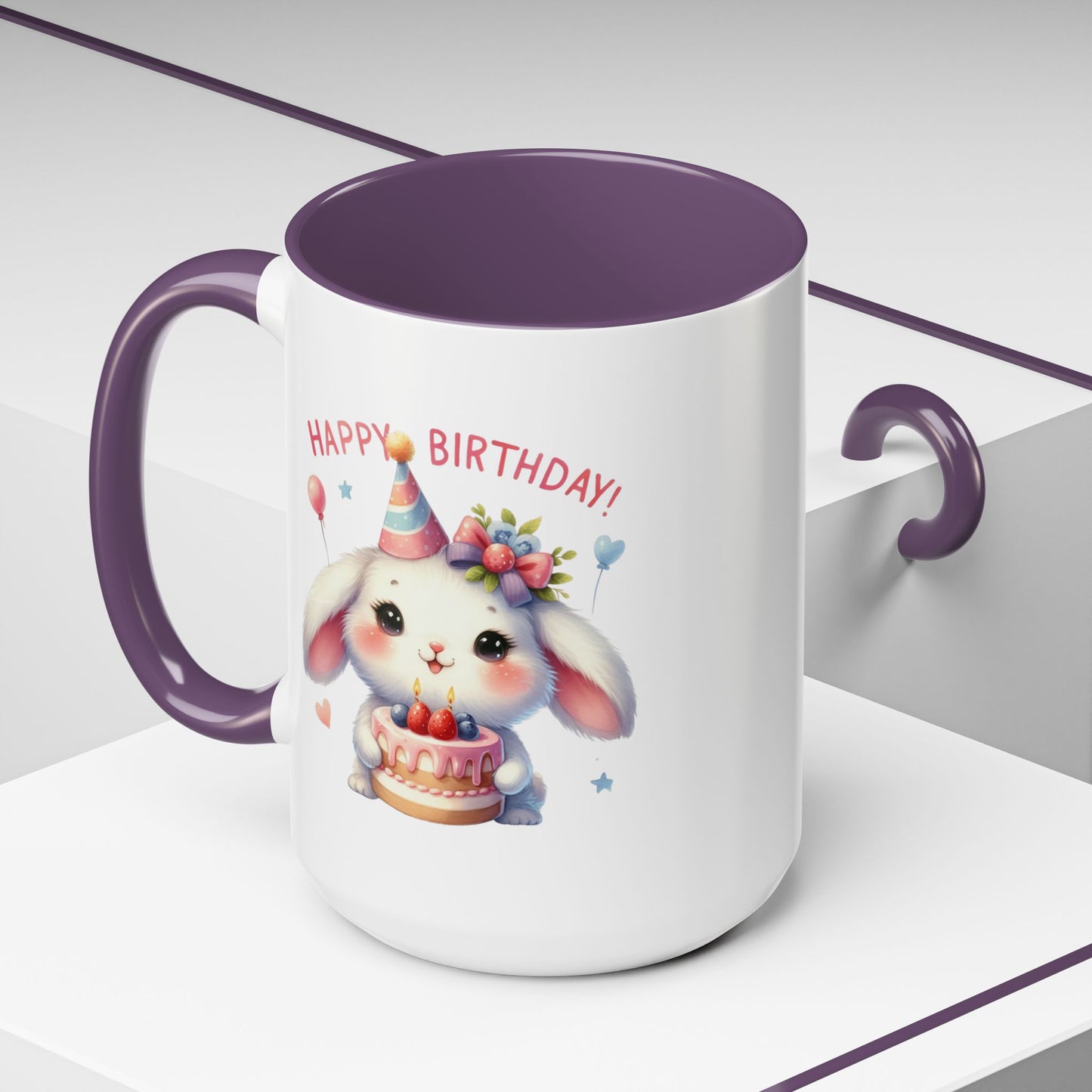 Birthday Mug - Happy Birthday Bunny 2
