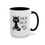 Humor Mug - Living That Nine Lives