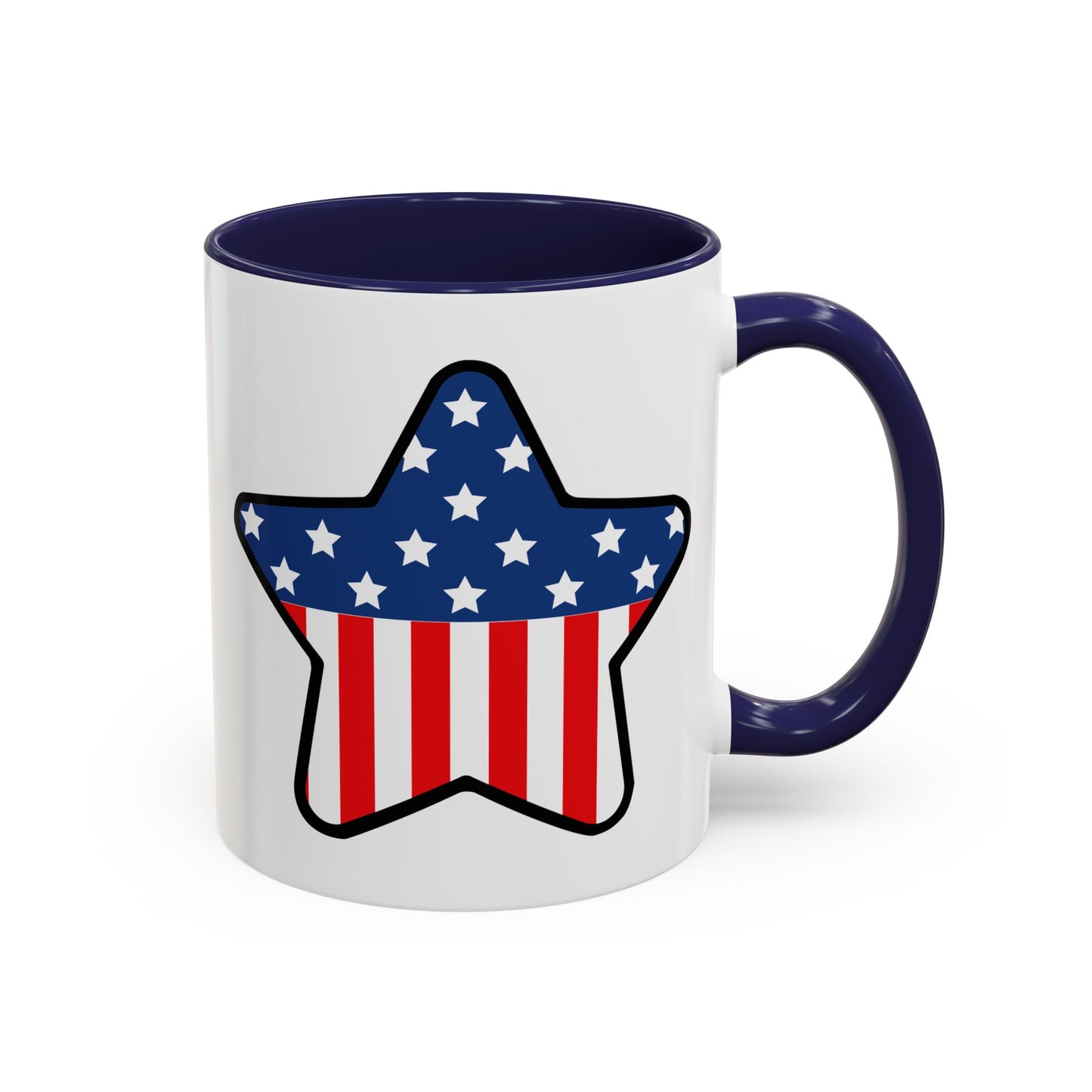 4th of July Mug - Star American Flag 2