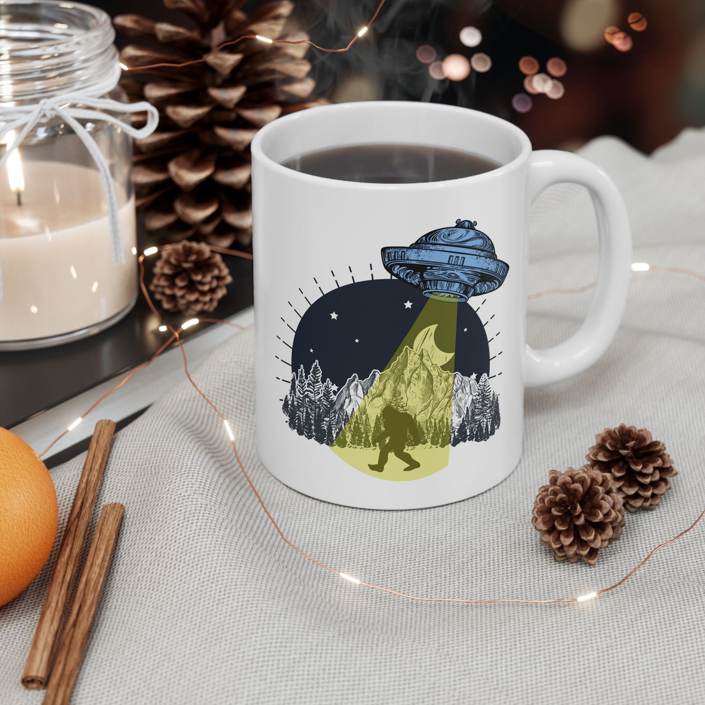 Alien Mug - Bigfoot Ufo