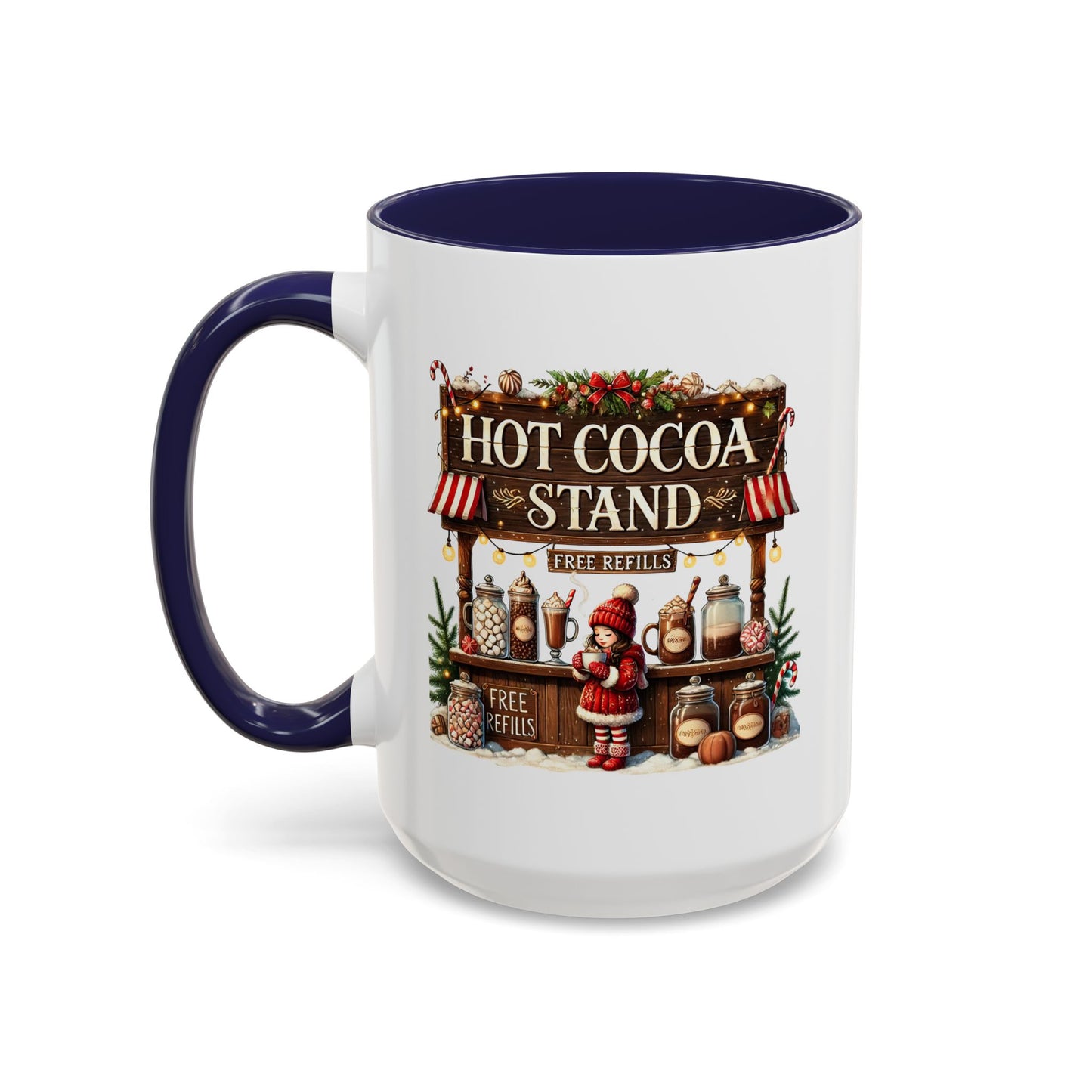 Christmas Mug - Hot Cocoa Stand Free Refills