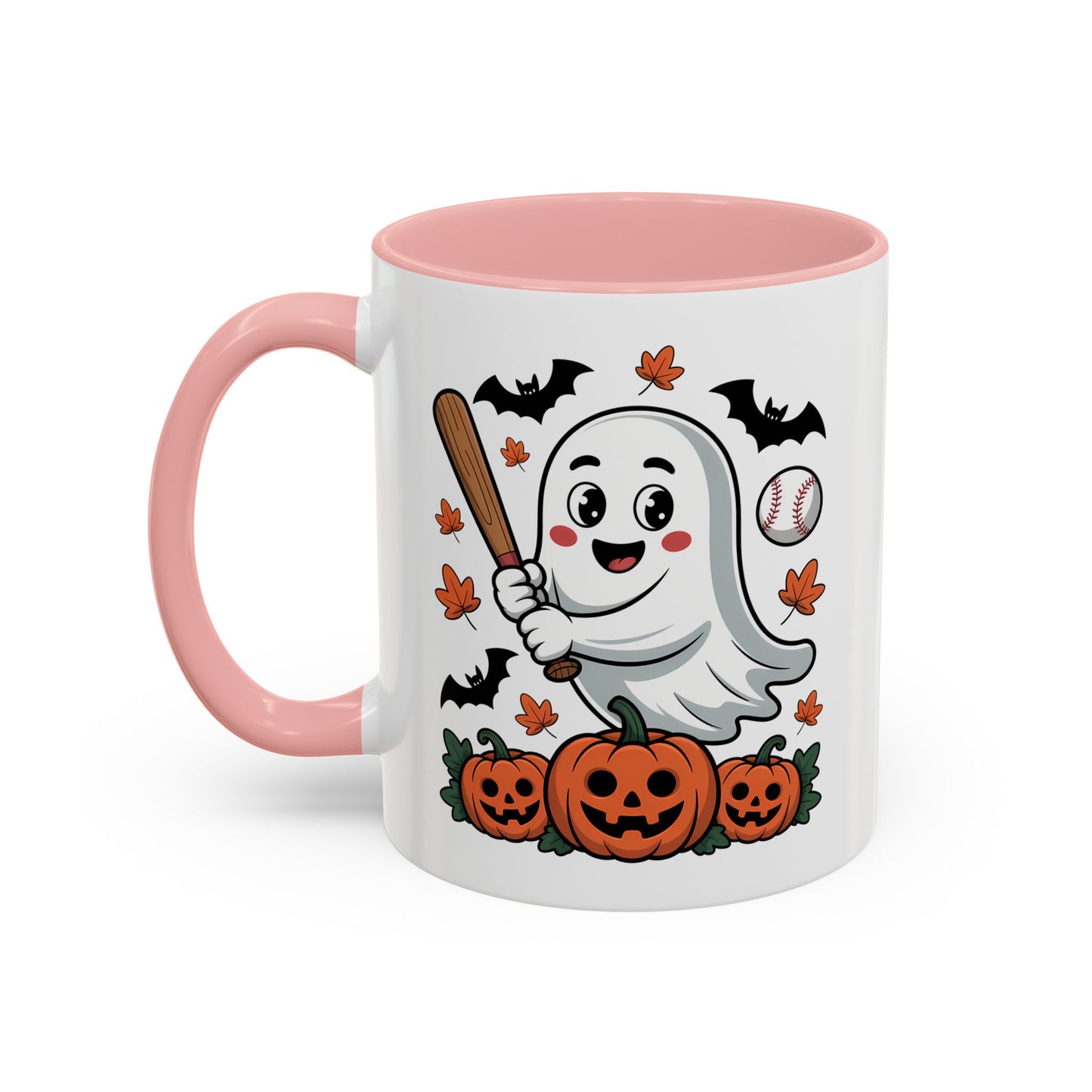 Halloween Mug - Ghost With Baseball Bat