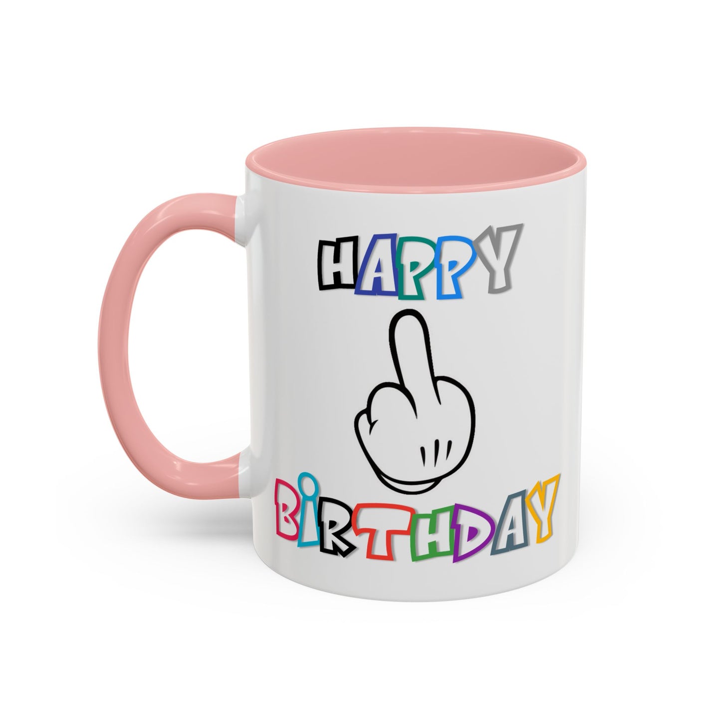 Adult Mug - Happy Birthday Middle Finger