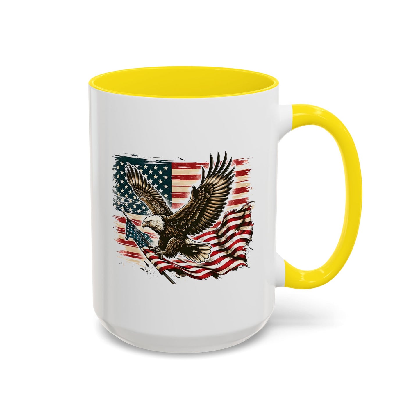 4th of July Mug - American Bald Eagle Flag 9