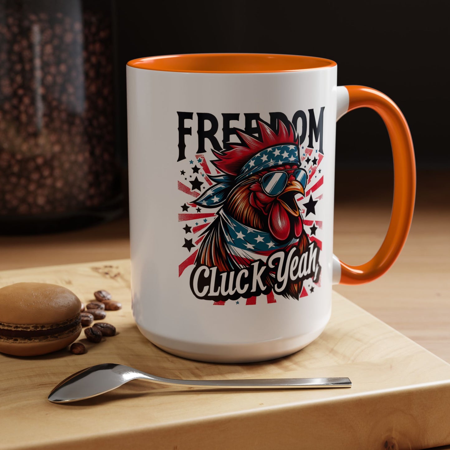 4th of July Mug - Freedom Cluck Yeah!