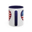 4th of July Mug - Heart American Flag