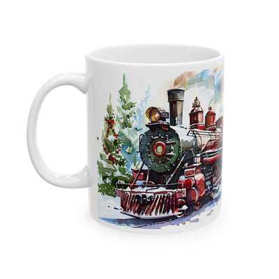 Christmas Mug - Christmas Train Wrap