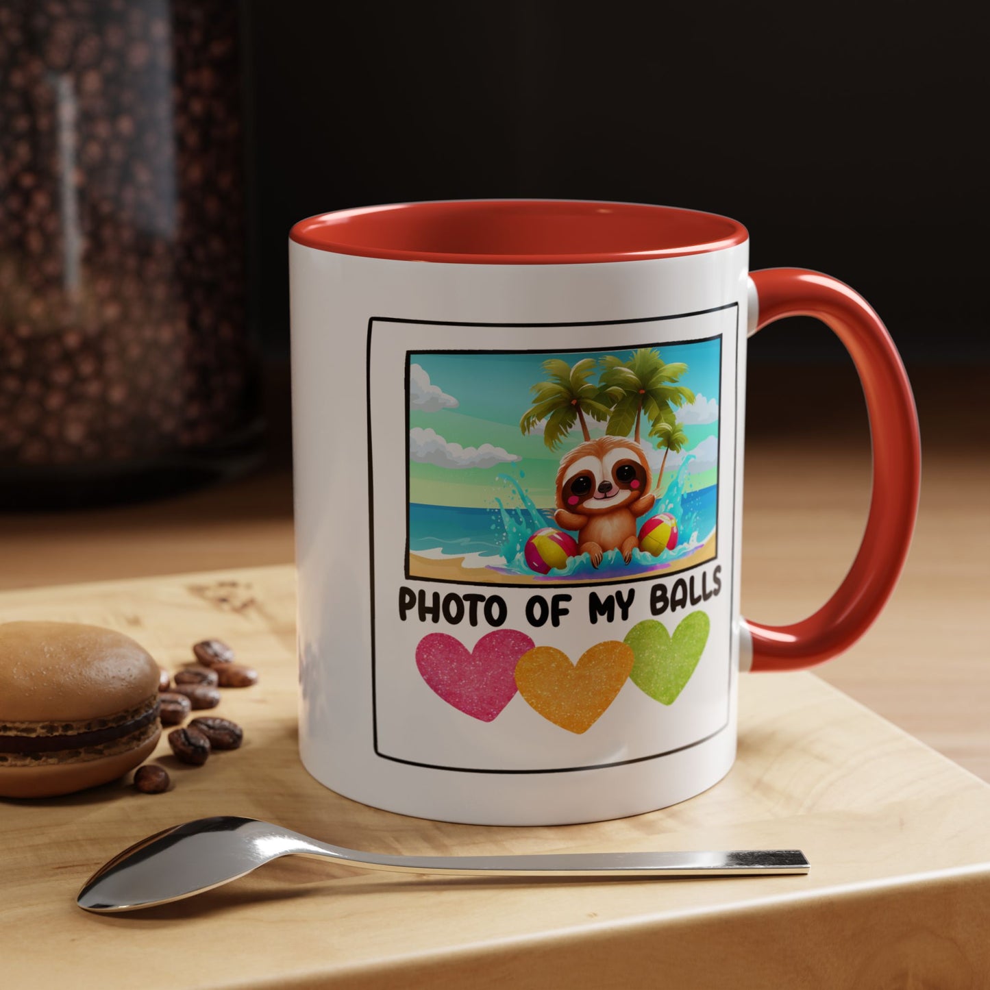 Adult Mug - Photo of My Balls