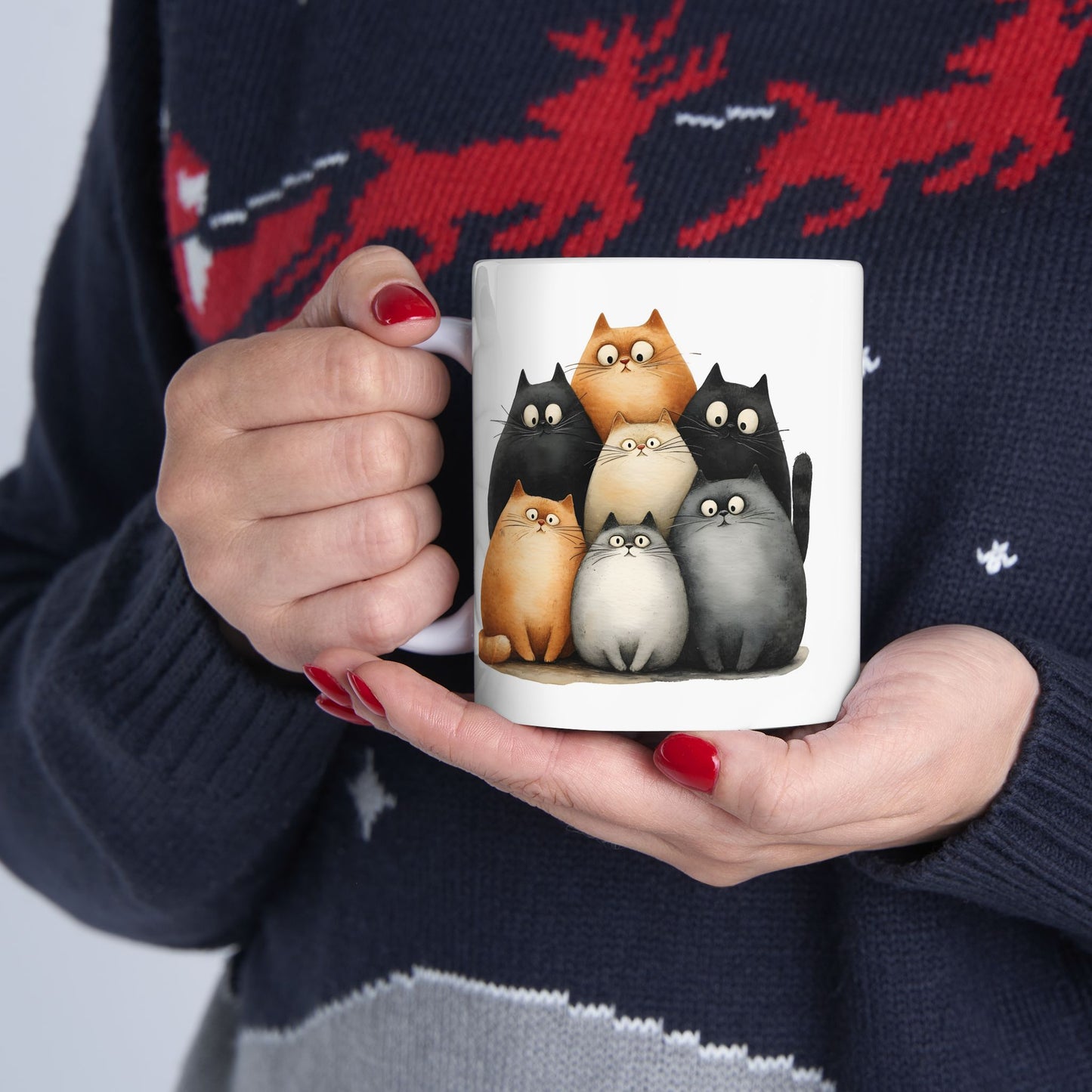Animal Mug - Watercolor Cats