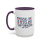 4th of July Mug - USA EST 1776 Floral