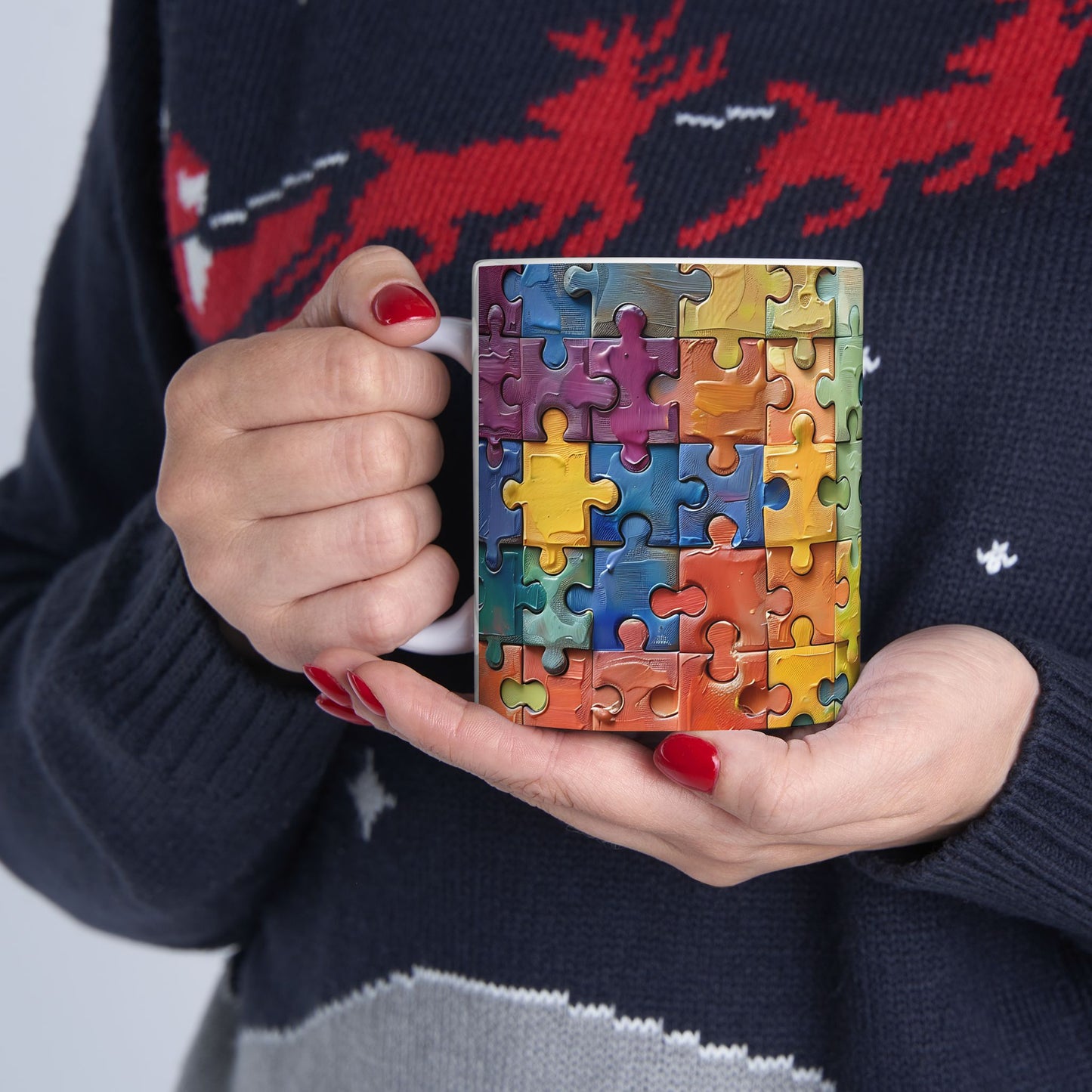 Artistic Mug - Colorful Jigsaw Puzzle